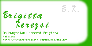 brigitta kerezsi business card